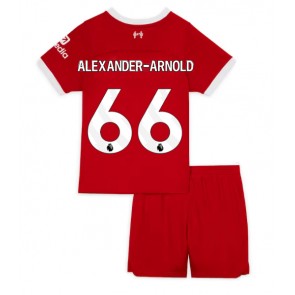 Liverpool Alexander-Arnold #66 Replica Home Stadium Kit for Kids 2023-24 Short Sleeve (+ pants)